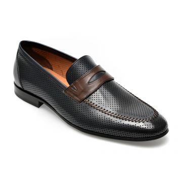 Mocasini EPICA bleumarin, 60367, din piele naturala
