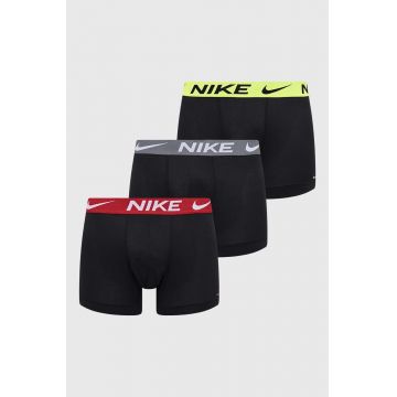 Nike boxeri 3-pack barbati, culoarea negru