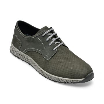 Pantofi GRYXX gri, 911322, din nabuc