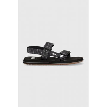 Quiksilver sandale barbati, culoarea negru Quiksilver sandale barbati, culoarea negru