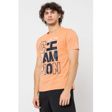 Tricou de bumbac cu imprimeu logo C-Book