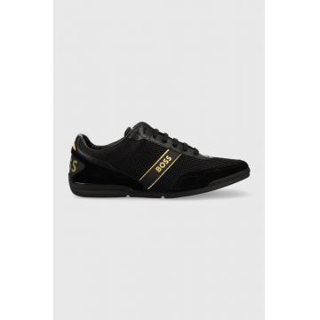 BOSS sneakers Saturn culoarea negru, 50493233