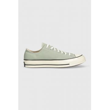 Converse teniși Chuck 70 OX culoarea gri, A02769C A02769C-GREEN