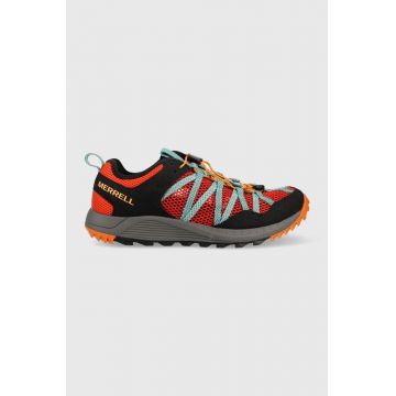 Merrell pantofi Wildwood Aerosport bărbați, culoarea portocaliu J135183