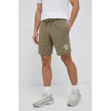 New Balance pantaloni scurti barbati, culoarea verde