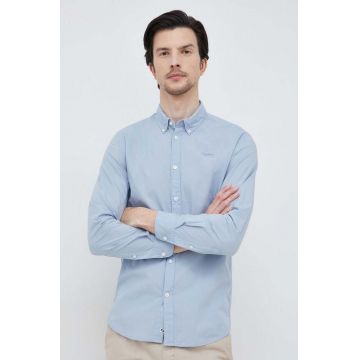 Pepe Jeans camasa din bumbac Peyton barbati, cu guler button-down, slim