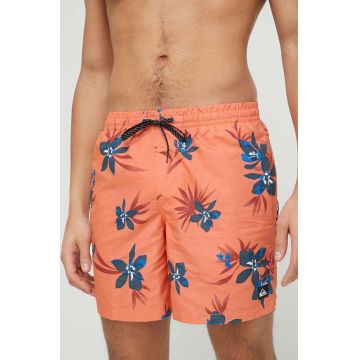 Quiksilver pantaloni scurti de baie culoarea portocaliu