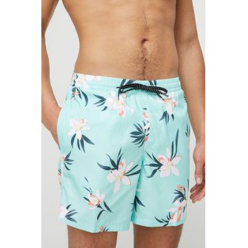 Quiksilver pantaloni scurti de baie culoarea turcoaz