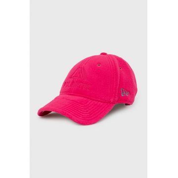 New Era caciula culoarea roz, cu imprimeu