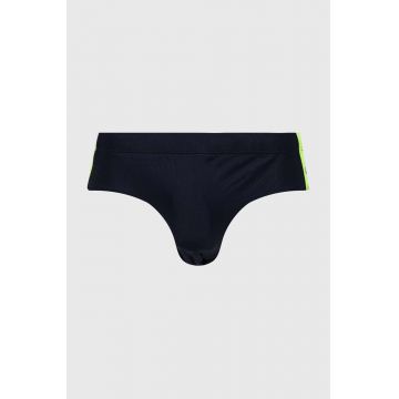 4F slip de baie culoarea albastru marin