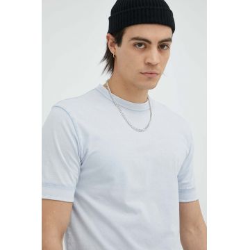 Drykorn tricou din bumbac Raphael neted