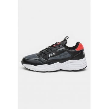 Pantofi sport cu insertii de plasa Saluzzo