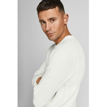 Jack & Jones - Pulover striat cu decolteu la baza gatului