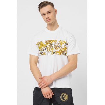 Tricou de bumbac cu model logo