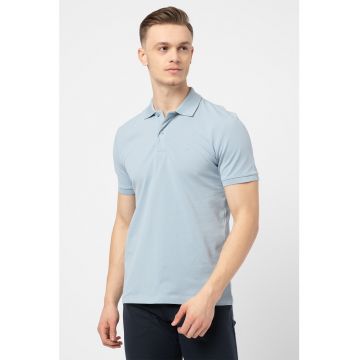 Tricou polo cu logo discret