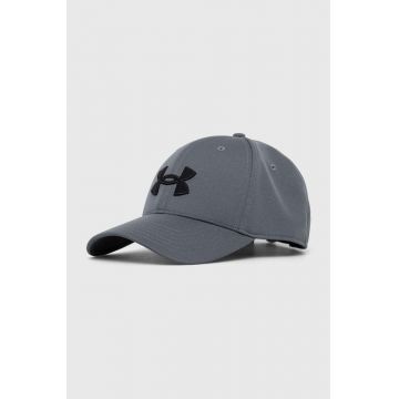 Under Armour sapca Blitzing culoarea gri, cu imprimeu, 1376701
