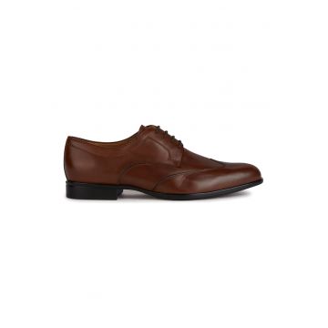 Pantofi de piele cu varf migdalat Iacopo