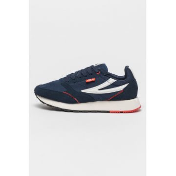Pantofi sport de plasa cu garnituri de piele intoarsa Run Formation