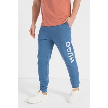 Pantaloni sport de bumbac cu imprimeu logo Dutschi