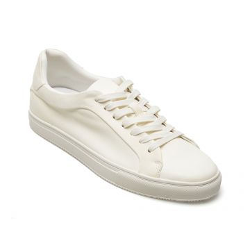 Pantofi ALDO albi, COBI100, din piele naturala