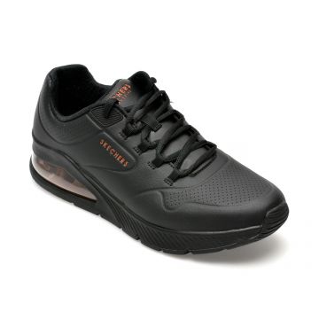 Pantofi SKECHERS negri, UNO 2, din piele ecologica