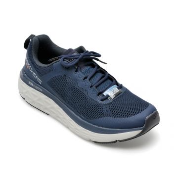 Pantofi sport SKECHERS bleumarin, MAX CUSHIONING DELTA, din material textil