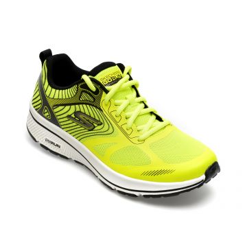 Pantofi sport SKECHERS galbeni, GO RUN CONSISTENT, din material textil