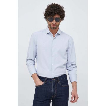 BOSS camasa barbati, cu guler italian, slim