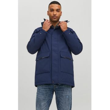 Jack & Jones - Geaca cu gluga si buzunare cu clapa