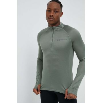 4F hanorac de jogging culoarea verde, neted