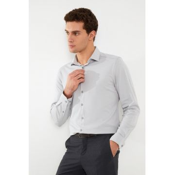 Camasa uni slim fit