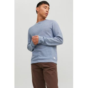 Jack & Jones - Pulover din bumbac cu decolteu la baza gatului Gustav