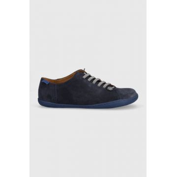 Camper sneakers din piele intoarsă Peu Cami culoarea albastru marin, 17665.260