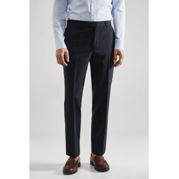 Pantaloni eleganti slim fit din amestec de lana virgina Venice