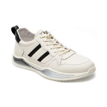 Pantofi GRYXX albi, 53128, din piele naturala