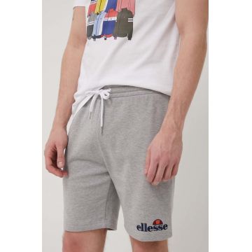 Ellesse pantaloni scurți barbati, culoarea gri SHF09162-BLACK