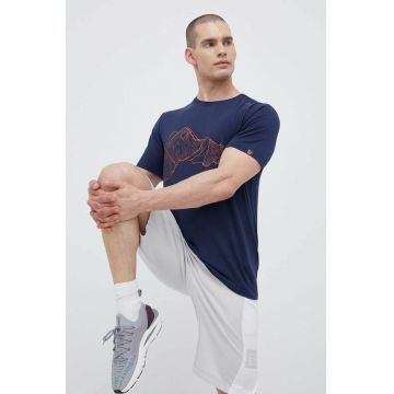 Viking tricou sport Lenta culoarea gri, cu imprimeu