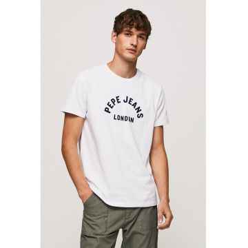 Tricou de bumbac cu logo