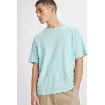 Tricou lejer din bumbac Red Tab™ - Albastru deschis