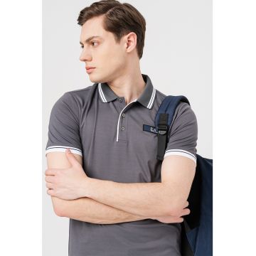 Tricou polo din amestec de viscoza