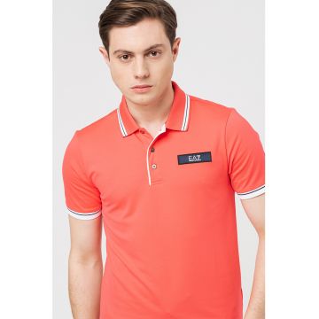 Tricou polo din amestec de viscoza