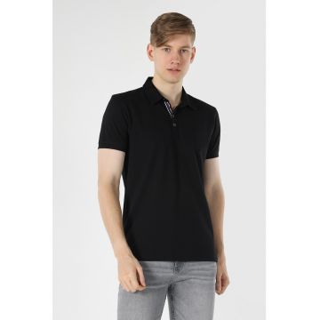 Tricou polo slim fit