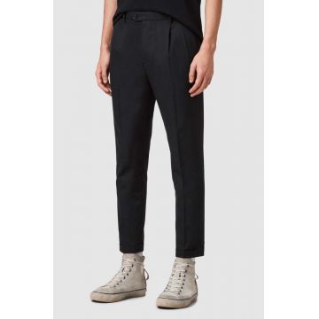 AllSaints pantaloni barbati, culoarea gri, cu fason cargo