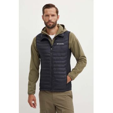 Columbia vestă sport Powder Pass culoarea negru, de tranziție 1842414