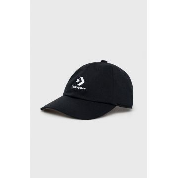 Converse șapcă culoarea negru, cu imprimeu 10022131.A01-ConverseBl