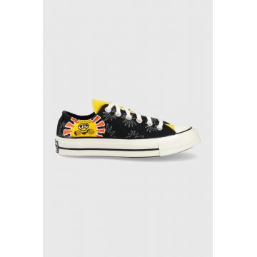 Tenişi Converse Chuck 70 Sunny Floral Print 172825C 172825C-Black.Amar