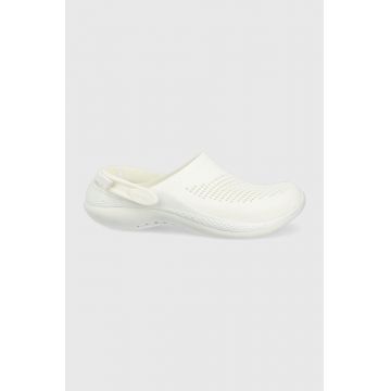 Crocs papuci LITERIDE 206708 culoarea alb 206708.1CV-AL..WHT