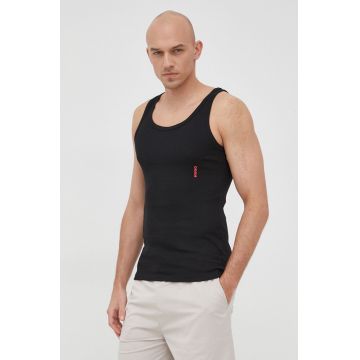 HUGO tricou bărbați, culoarea negru 50469778