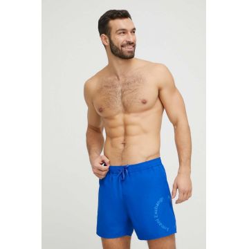 Armani Exchange pantaloni scurti de baie culoarea albastru marin