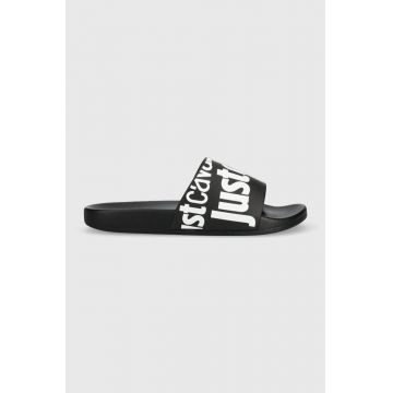 Just Cavalli papuci barbati, culoarea negru, 74QB3SZ1